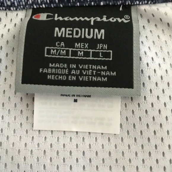 Champion Coaches Jacket Indigo "Demin Logo" Women S and M NWT - Picture 8 of 8